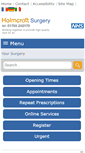 Mobile Screenshot of holmcroftsurgery.nhs.uk